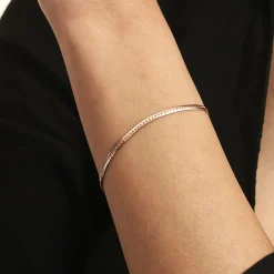 Bracelet Izel Maille Anglaise Or Rose