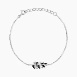 Bracelet Jade Argent Blanc Oxyde De Zirconium