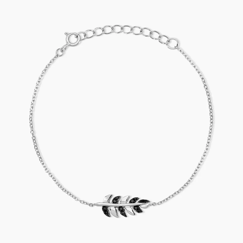 Bracelet Jade Argent Blanc Oxyde De Zirconium