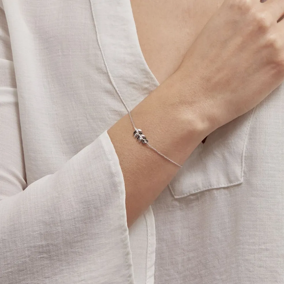 Bracelet Jade Argent Blanc Oxyde De Zirconium