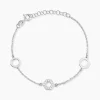 Bracelet Jalila Argent Blanc Oxyde De Zirconium