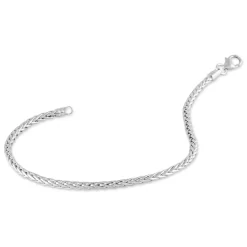 Bracelet Jany Maille Palmier Or Blanc