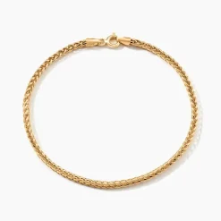 Bracelet Jany Maille Palmier Or Jaune