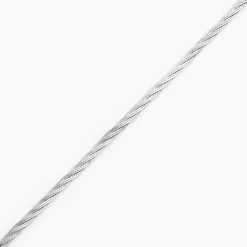 Bracelet Jasmin Tresse Or Blanc