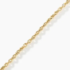 Bracelet Jerry Maille Corde Facettée Or Jaune