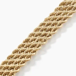 Bracelet Jerry Maille Corde 4 Rangs Or Jaune