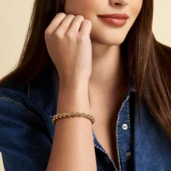 Bracelet Jerry Maille Corde Or Jaune