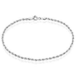 Bracelet Jerry Maille Corde Or Blanc