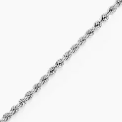 Bracelet Jerry Maille Corde Or Blanc