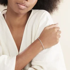 Bracelet Jerry Maille Corde Or Blanc