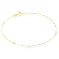 Bracelet Jolana Or Jaune Perle De Culture