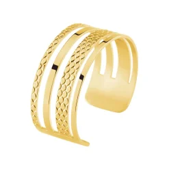 Bracelet Jonc Abram Acier Jaune