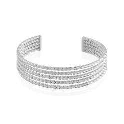 Bracelet Jonc Acier Blanc Anthonyn
