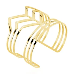 Bracelet Jonc Adel Acier Jaune