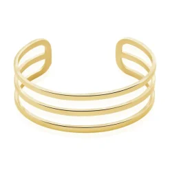 Bracelet Jonc Adel Acier Jaune