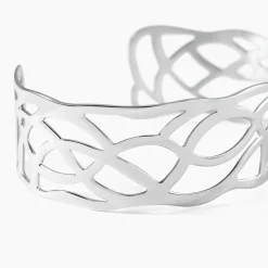 Bracelet Jonc Aelis Acier Blanc