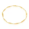 Bracelet Jonc Anaisaae Torsade Or Jaune