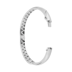 Bracelet Jonc Andie Argent Blanc Oxyde De Zirconium