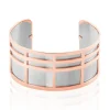 Bracelet Jonc Andria Acier Rose