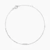 Bracelet Jonc Aprhodisia Blanc Diamant Blanc