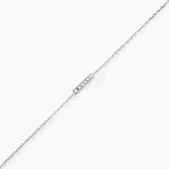 Bracelet Jonc Aprhodisia Blanc Diamant Blanc
