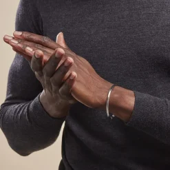 Bracelet Jonc Argent Stefaans