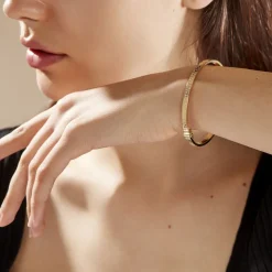 Bracelet Jonc Capucina Grec Or Jaune