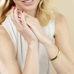 Bracelet Jonc Emiliaan Acier Jaune