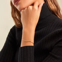 Bracelet Jonc Esmerald Rendez-vous Or Jaune Emeraude