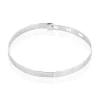 Bracelet Jonc Gravita Argent Blanc