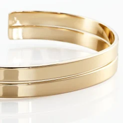 Bracelet Jonc Jeanne-lise Plaqué Or Jaune