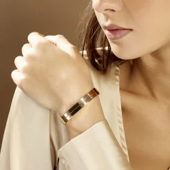 Bracelet Jonc Jeanne-lise Plaqué Or Jaune