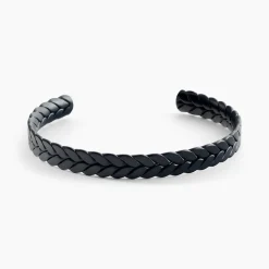 Bracelet Jonc Jourdan Guilherme Acier Noir
