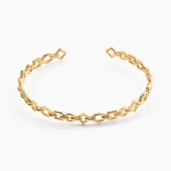 Bracelet Jonc Linka Plaqué Or Jaune