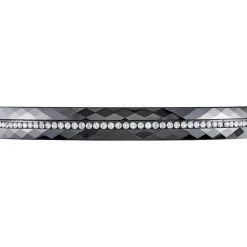 Bracelet Jonc Lola Cera Ceramique Noir Strass Et Céramique