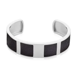 Bracelet Jonc Milo Argent Blanc