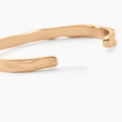 Bracelet Jonc Organic Plaqué Or Jaune