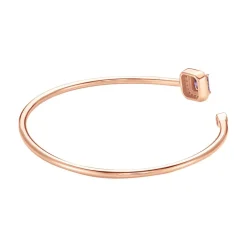 Bracelet Jonc Purple Mood Argent Rose Oxyde De Zirconium