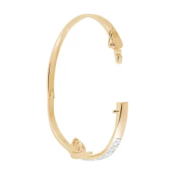 Bracelet Jonc Reyyanae Plaqué Or Jaune Oxyde De Zirconium