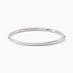 Bracelet Jonc Tabata Argent Blanc