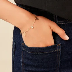 Bracelet Jonc Taola Argent Doré