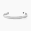 Bracelet Jonc Two Argent Blanc