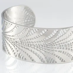 Bracelet Jonc Wilson Acier Blanc