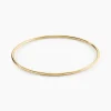 Bracelet Jonc Xylina Fil Rond Lisse Or Jaune
