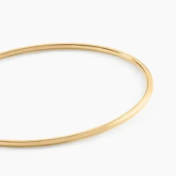 Bracelet Jonc Xylina Fil Rond Lisse Or Jaune