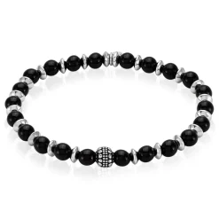 Bracelet Jourdan Acier Gris Onyx