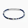 Bracelet Jourdan Arttu Acier Argenté Sodalite Agate