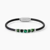 Bracelet Jourdan Caoutchouc Noir