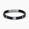 Bracelet Jourdan Chip Cuir Noir