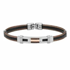 Bracelet Jourdan Corelieae Acier Bicolore